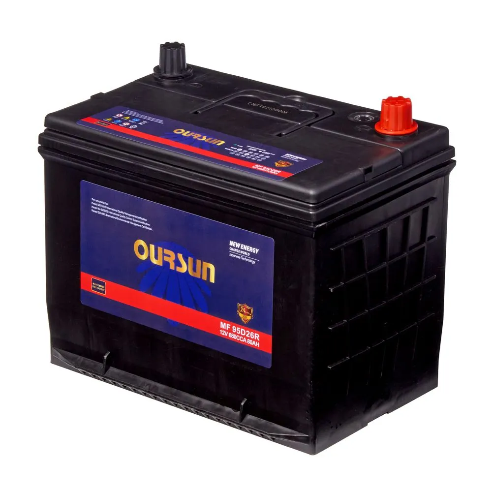 Аккумулятор OURSUN JIS MF 80 А/ч L+ (1) 222x259x172 EN680 А