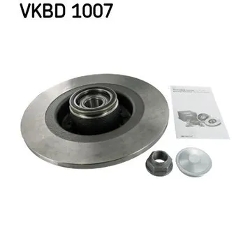 Диск тормозной задний с подшипником SKF VKBD 1007