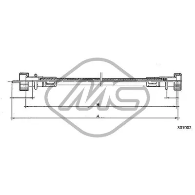 Трос спидометра 500 F - L MM.?2575 Metalcaucho 81168