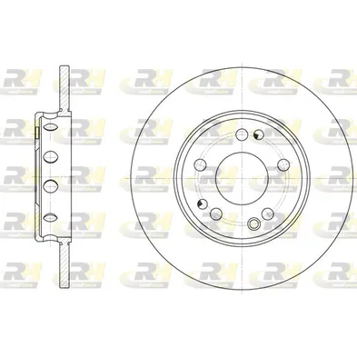 Диск тормозной передний ROADHOUSE 6059.00