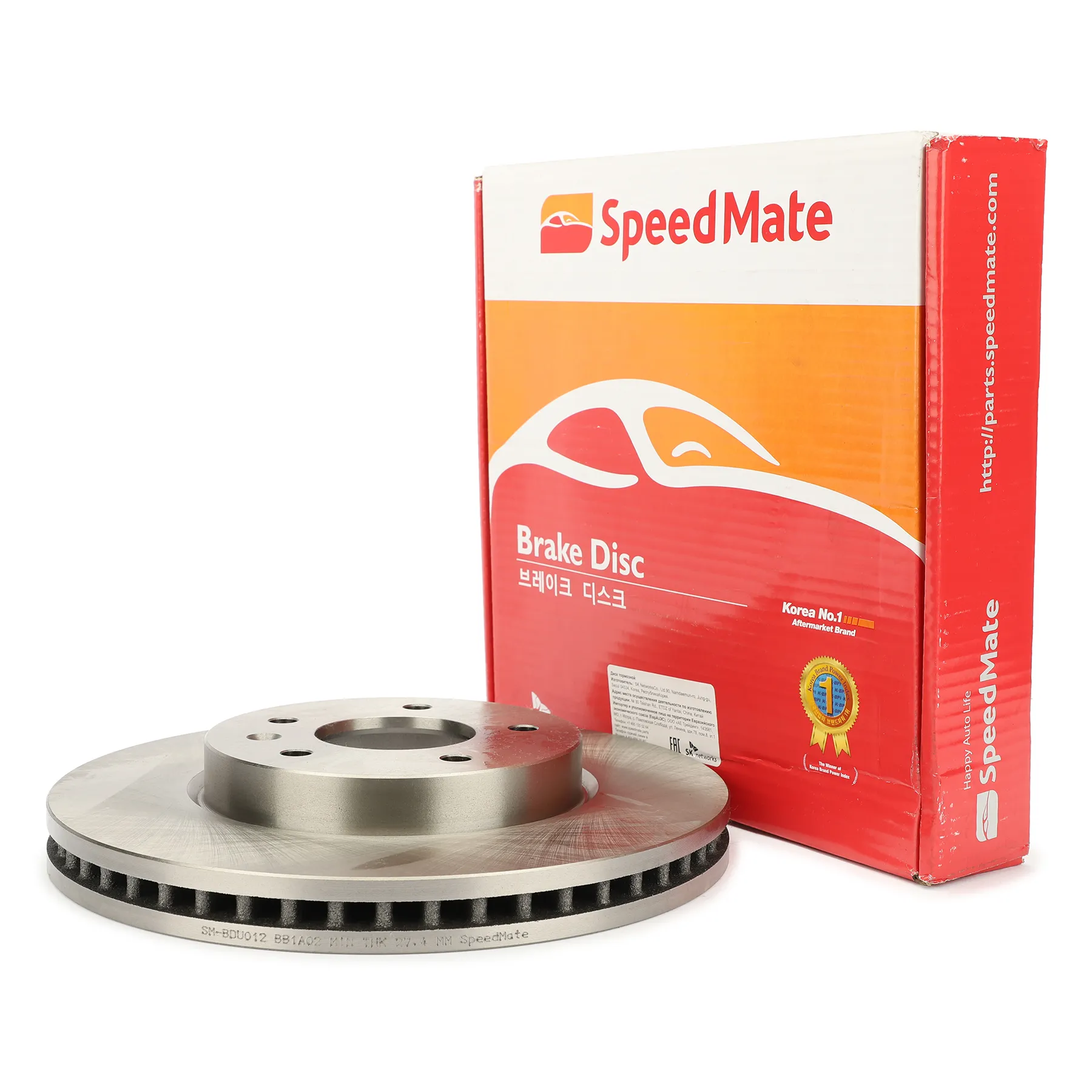 Диск тормозной передний CHEVROLET (CAPTIVA C100, C140) SPEEDMATE SMBDU012