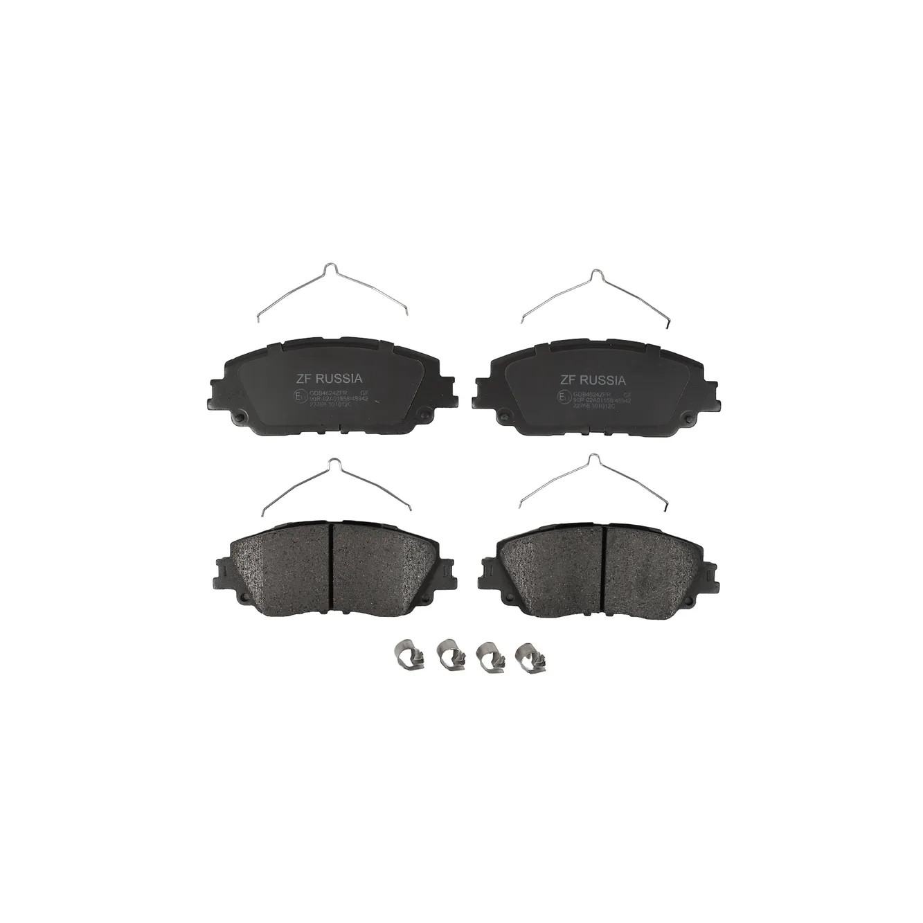 Колодки передние TOYOTA CAMRY (V7) 2,5 2017- ZF RUSSIA GDB4624 ZFR