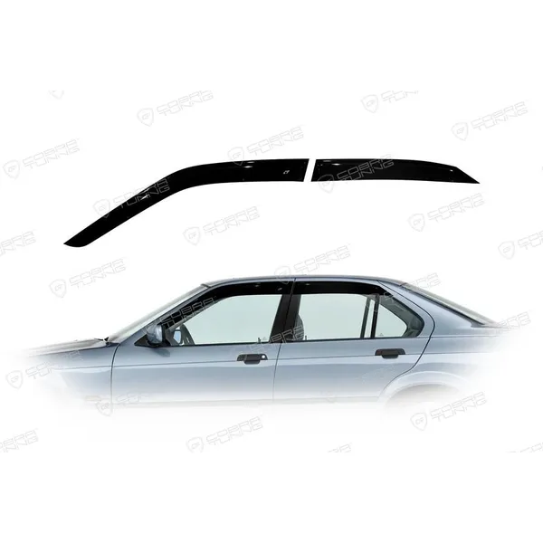 Дефлектора на окна BMW 3 Sd (E36) 1990-1998EuroStandard деф.окон Cobra Tuning BE21490
