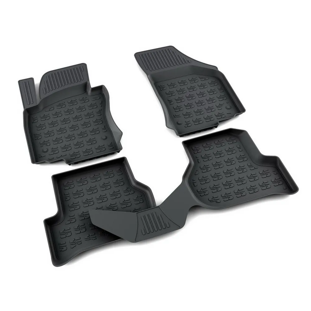 Коврики салона полиуретан черный Seat Leon 1P1 2005-2012 АГАТЭК A.003.25305.PL