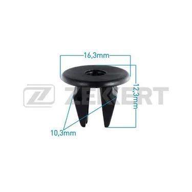 Клипса крепежная ZEKKERT BE-2251