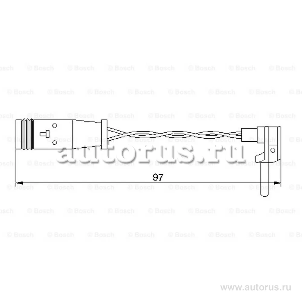 Датчик износа колодок BOSCH 1 987 474 966