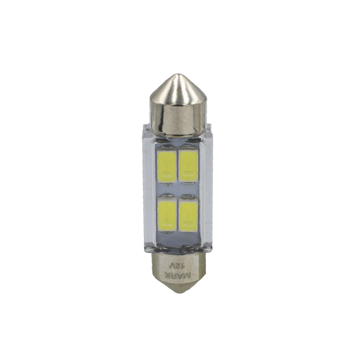 Лампа светодиодная 12V T11x36 W SV8,5-8 Маяк SUPER WHITE 2 шт. блистер 12T11x36/SW11/2BL