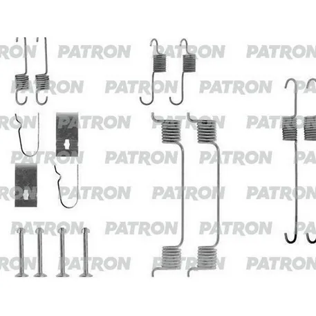Комплект монтажный тормозных колодок барабанных MAZDA: 121 II 90-96 PATRON PSRK0173