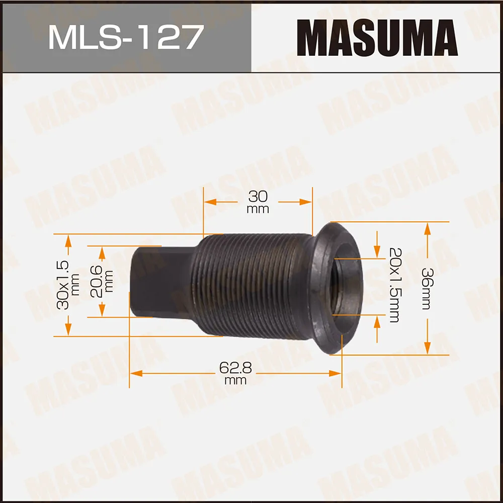 Футорка колесная m30x1.5m20x1.5 mitsubishi MASUMA MLS-127