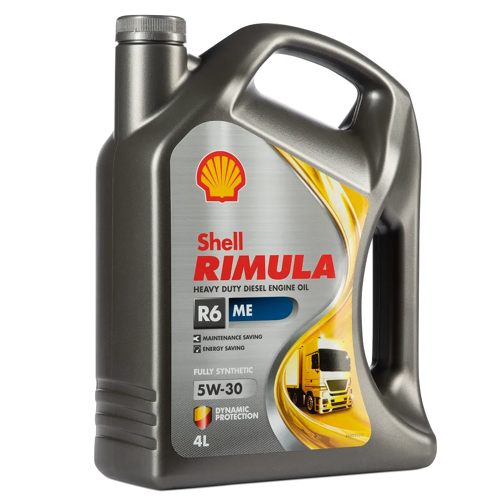Масло моторное SHELL Rimula R6 ME 5W-30 синтетическое 4 л 550052171