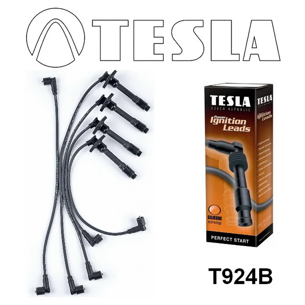 Провода высоковольтные компл. TOYOTA Avensis/Carina E 1.6-1.8 UKP TESLA T924B