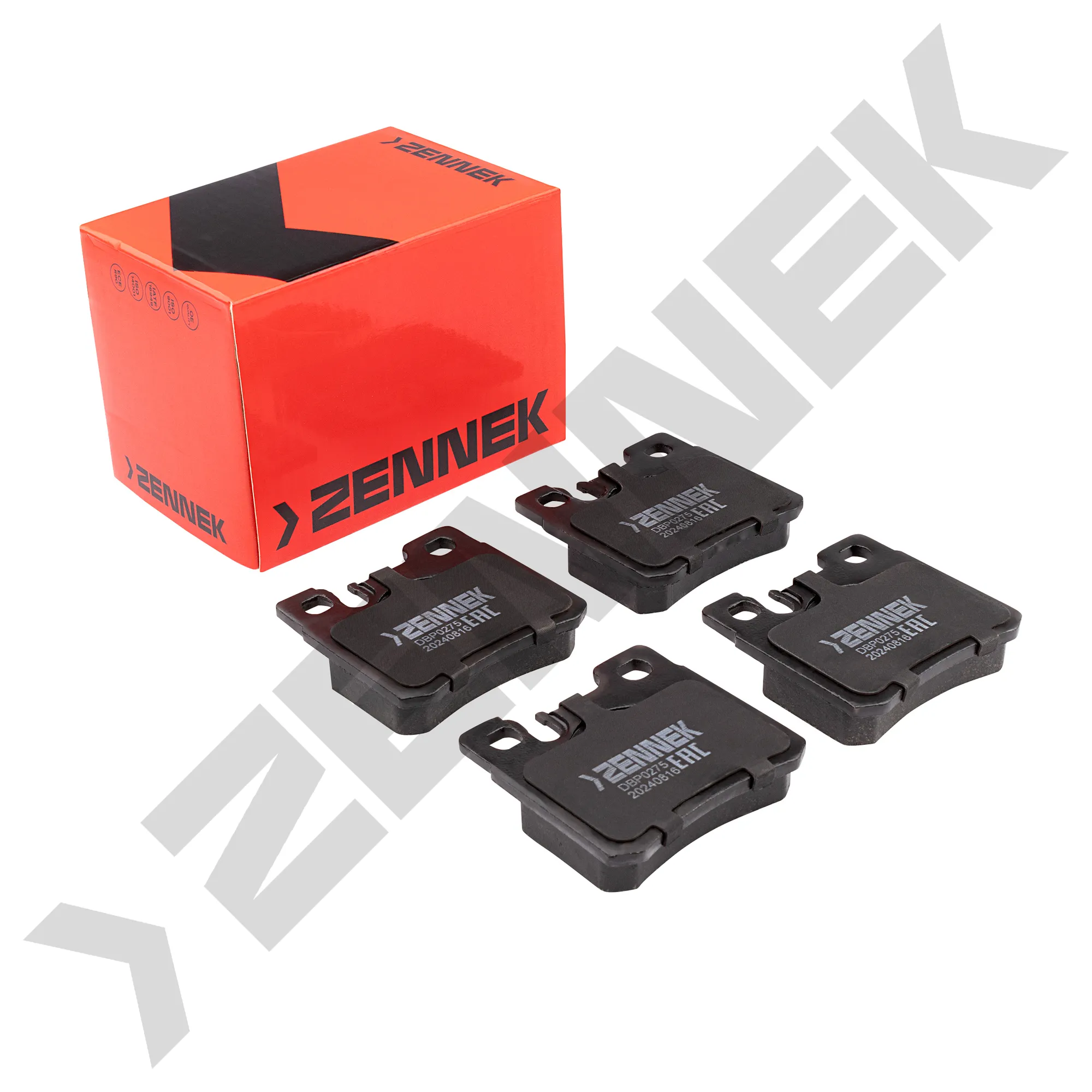 Колодки тормозные дисковые задние MERCEDES W124 85-95, W201 82-93 ZENNEK DBP0275