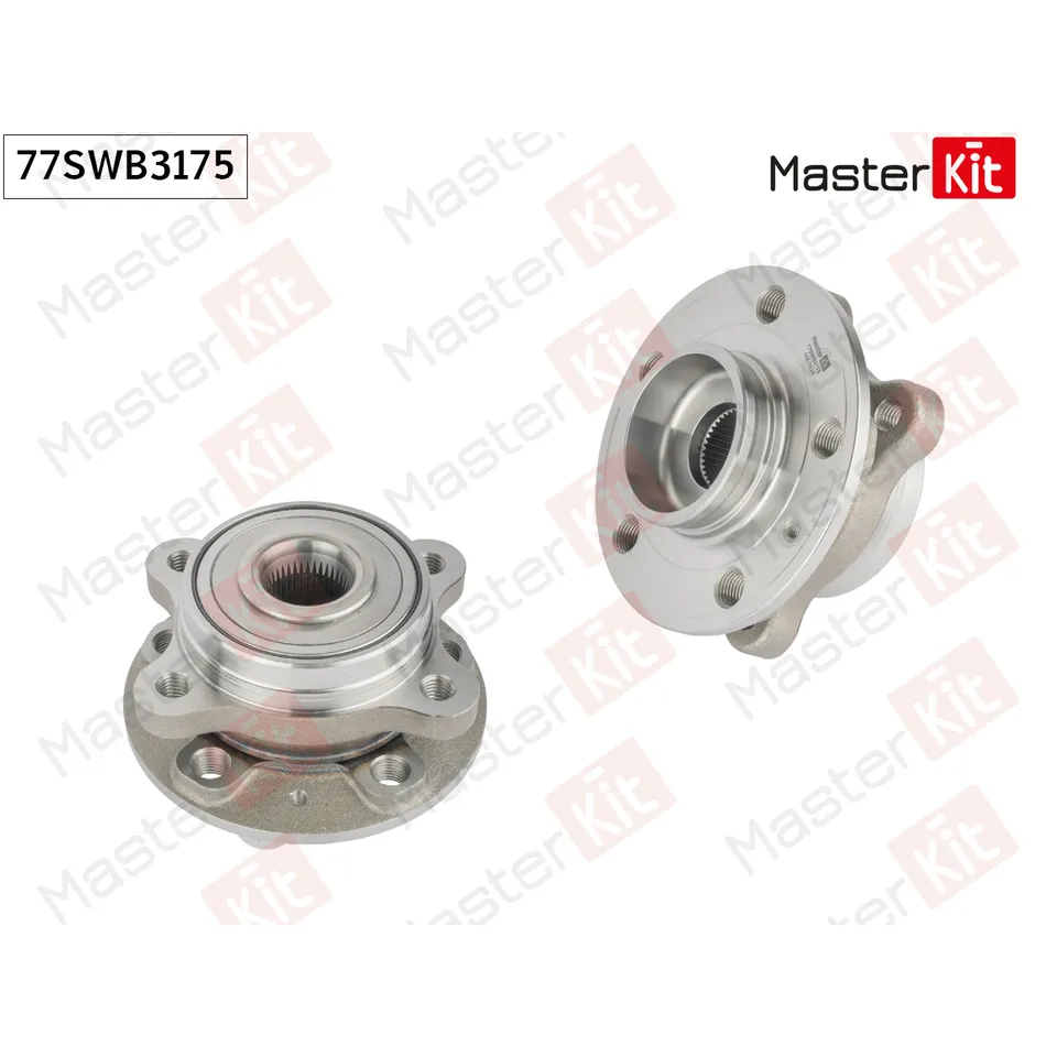 Ступица в сборе с подшипником перед. MASTERKIT 77SWB3175