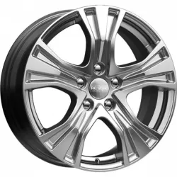 Диск литой R17 7J 5x114.3/66.1 ET47 КИК Nissan Дарк платинум 74462