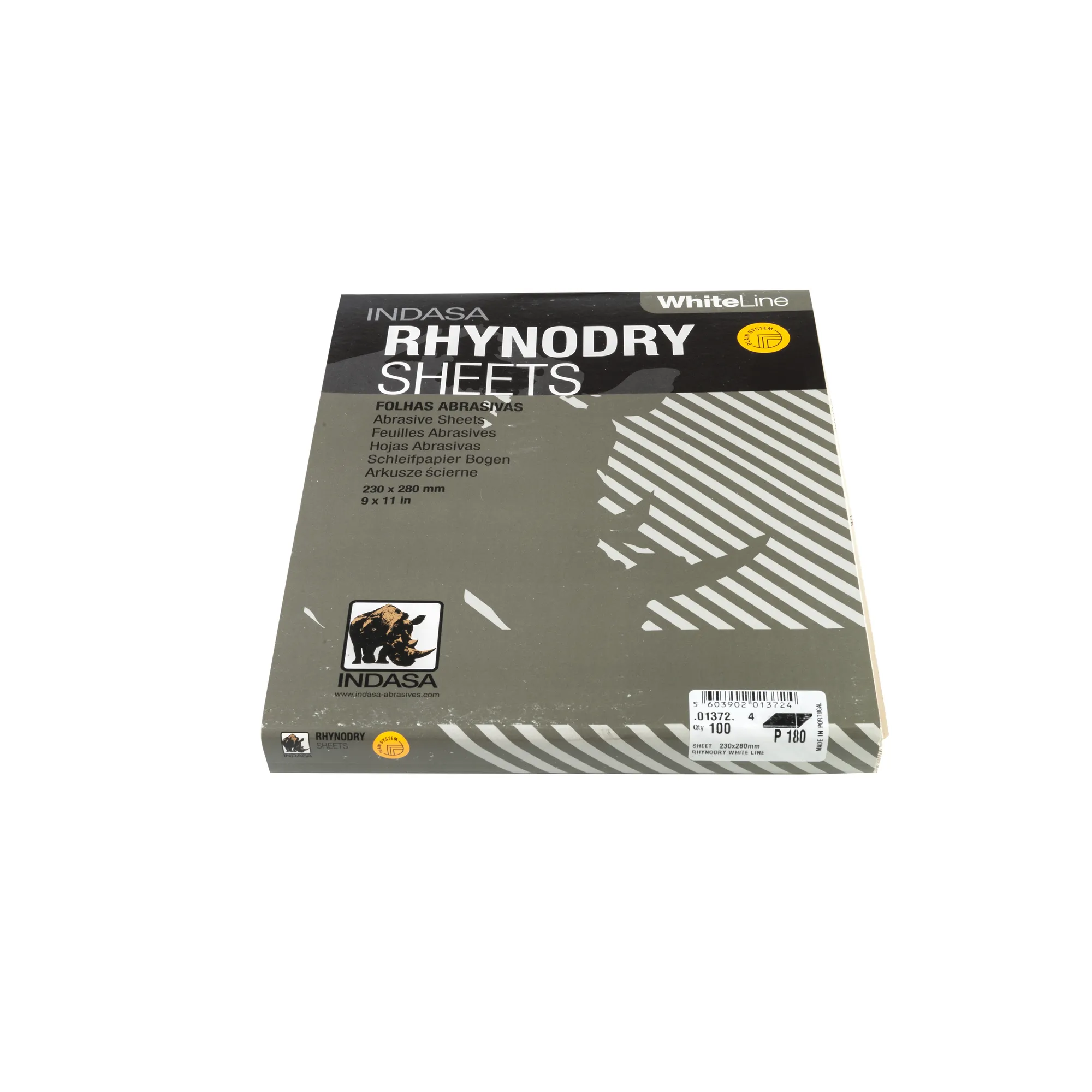 Лист RHYNODRY 230 мм x280 мм Р180 Indasa 01372