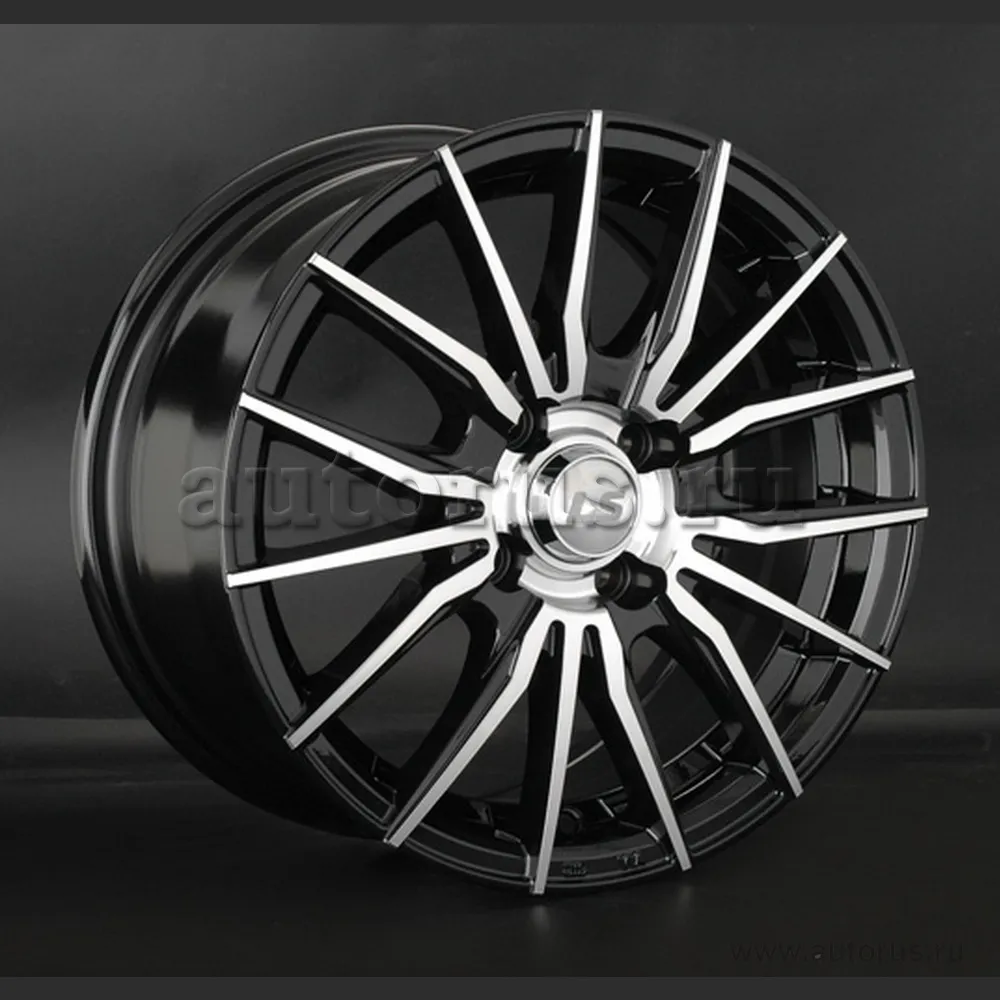 Диск литой R14 6J 4x100/73.1 ET38 LS 791 BKF S035310