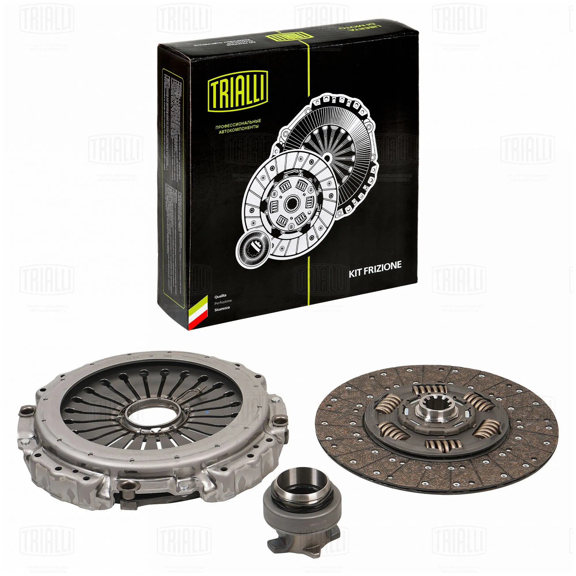 Сцепление в сборе для а/м MAN TGA (02-)/TGX I (07-) ZF Ecosplit-3 (с мех. муфтой) TRIALLI FR 824