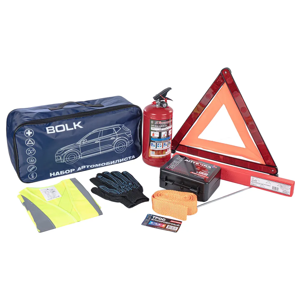 Набор автомобилиста BOLK 6 предметов BOLK BAA107004