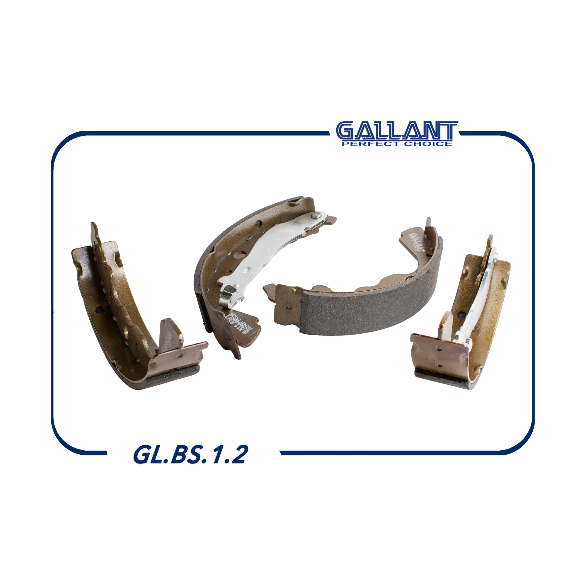 Колодка тормозная задняя LADA Largus, RENAULT Logan, Sandero, RENAULT Duste GALLANT GL.BS.1.2