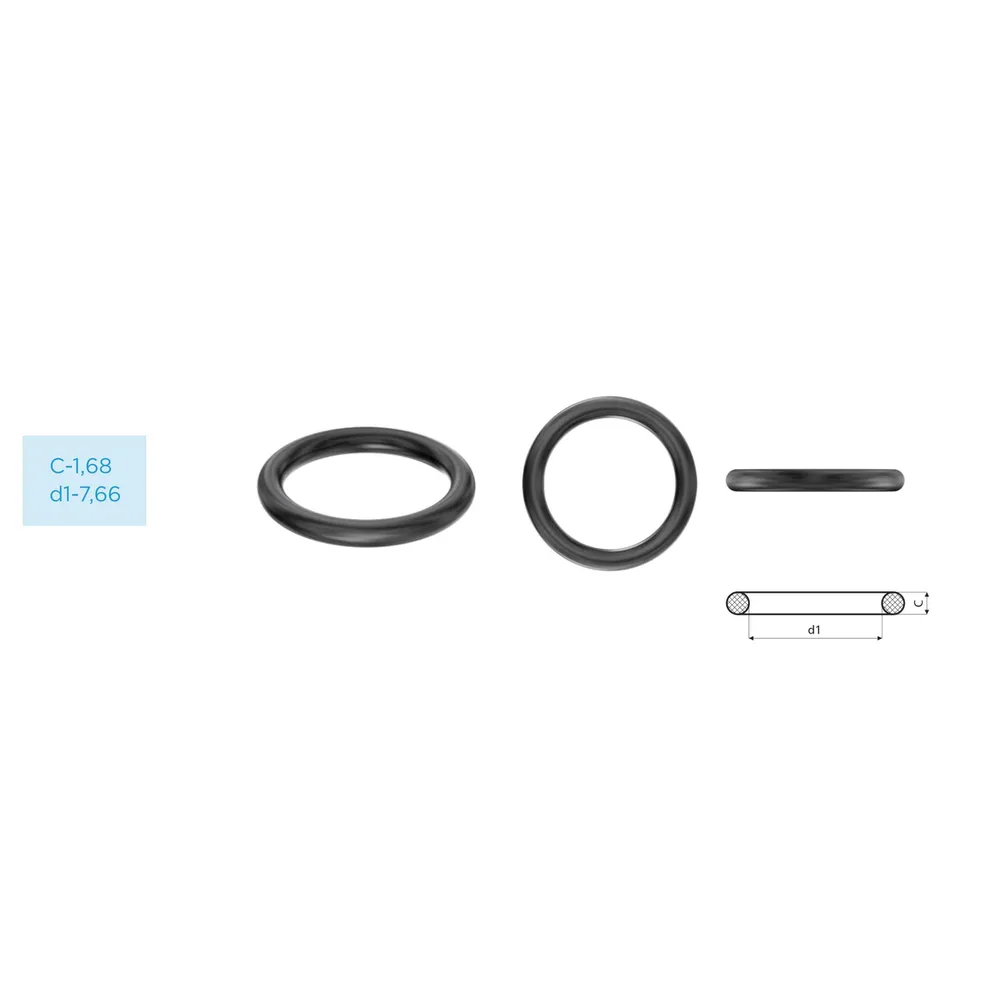 Кольцо резиновое C-1,68 D1-7,66 PSTPRO PSTO-02009