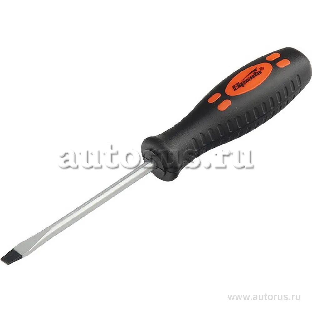 Отвертка Expert, SL5, 0x200 мм, CrV, двухкомп. рукоятка SPARTA 11610