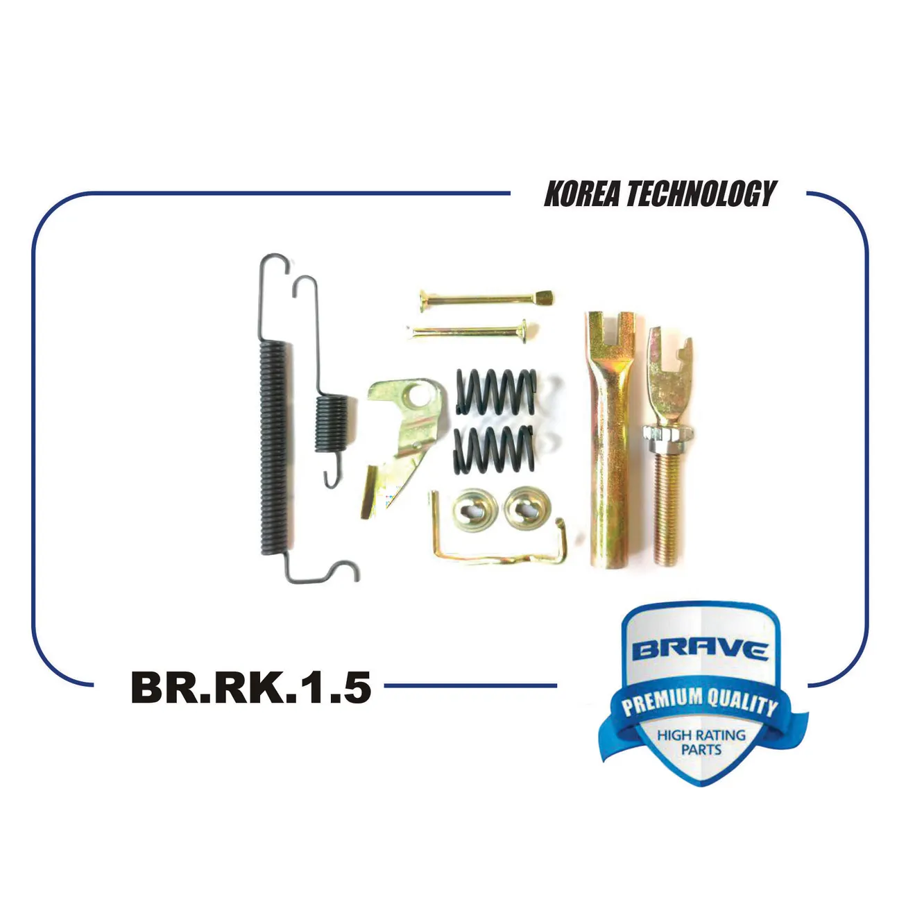 Ремкомплект задних тормозных колодок R Chevrolet Lanos,Daewoo Nexia BRAVE BR.RK.1.5