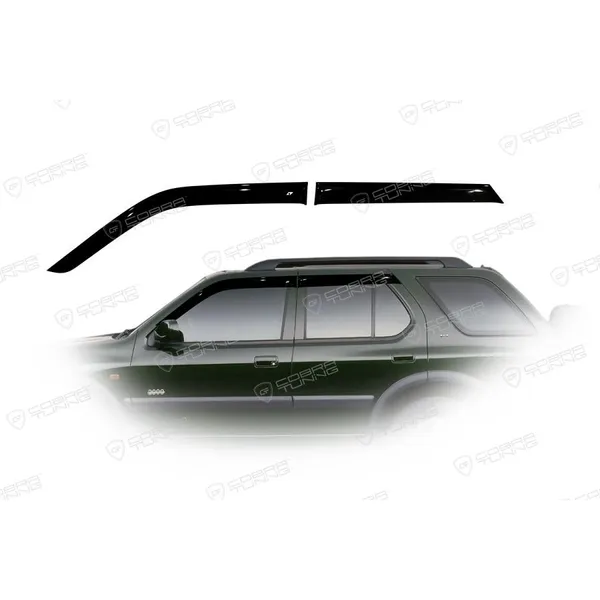 Дефлектора на окна Isuzu Rodeo 5d/Opel Frontera B 5d 1998-2003EuroStandard деф.окон Cobra Tuning IE40398