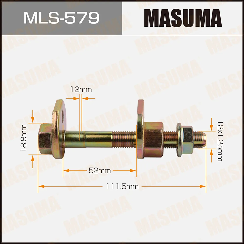 Болт эксцентрик Toyota MASUMA MLS-579