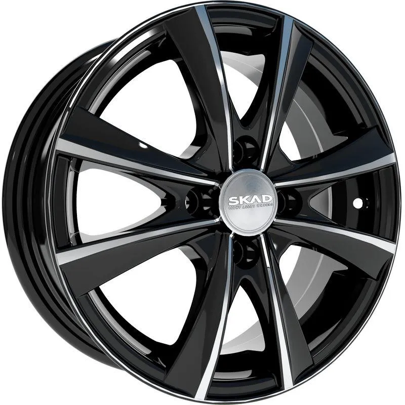 Диск литой R14 5.5J 4x100/60.1 ET43 СКАД Мальта алмаз 2140205