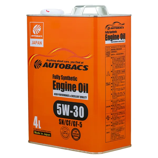 Масло моторное AUTOBACS Engine Oil 5W-30 синтетическое 4 л A01508401