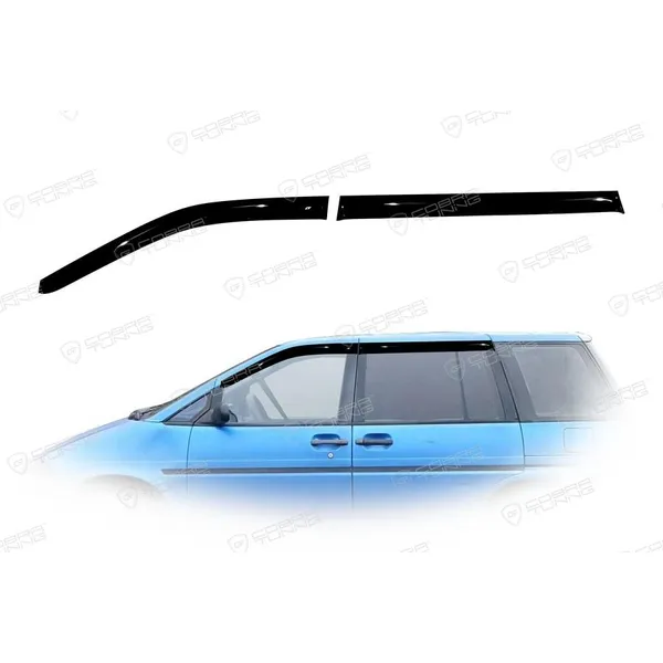 Дефлектора на окна Nissan Prairie (M11) 5d 1988-1998 деф.окон Cobra Tuning N15688