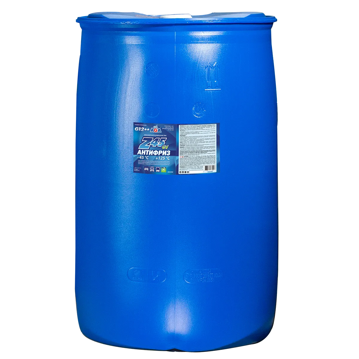 Антифриз, готовый к применению, синий, -45С 220 кг AGA309Z