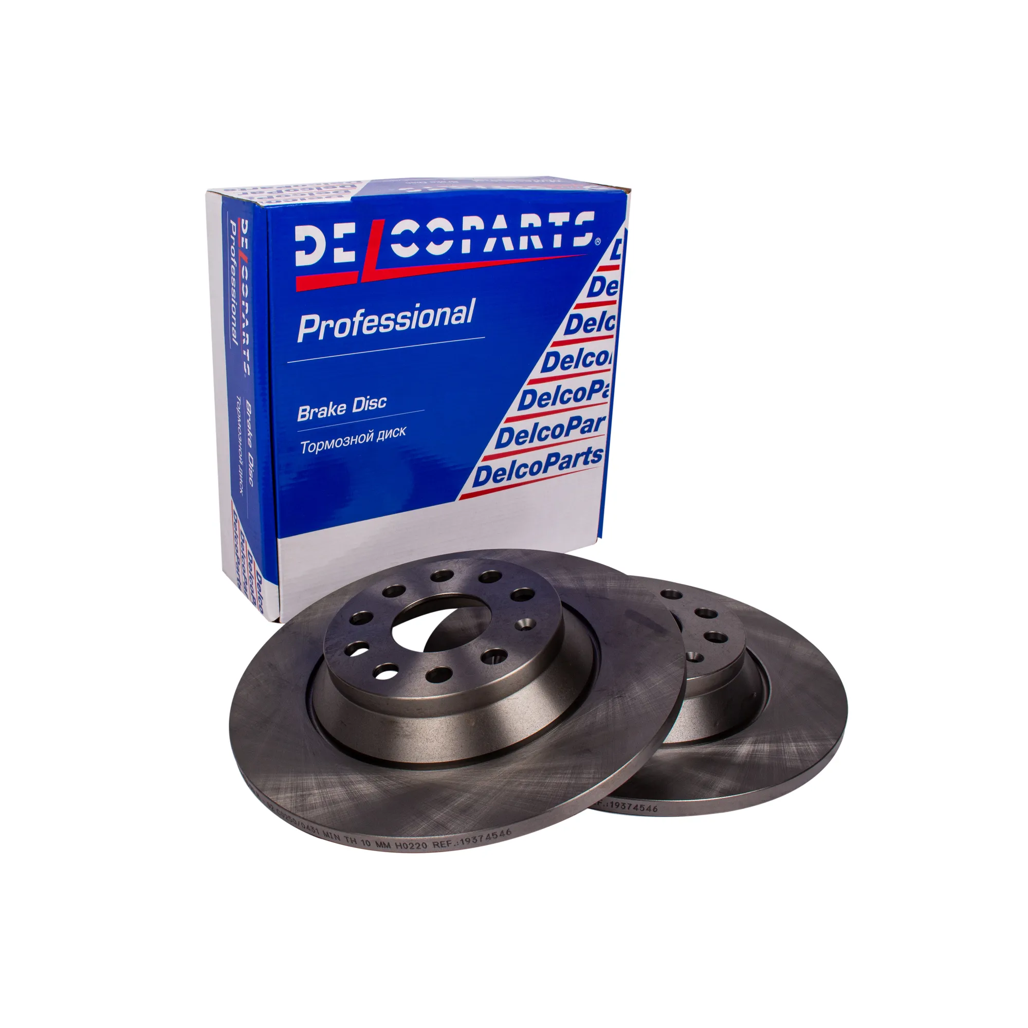 Диск тормозной задний VW PASSAT, TIGUAN DELCOPARTS 19374546