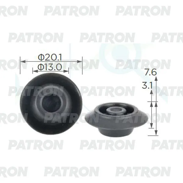 Демпфер капота GENERAL MOTORS применяемость: отбойник капота PATRON P37-2357