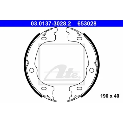 Колодки стояночного тормоза ATE 03.0137-3028.2
