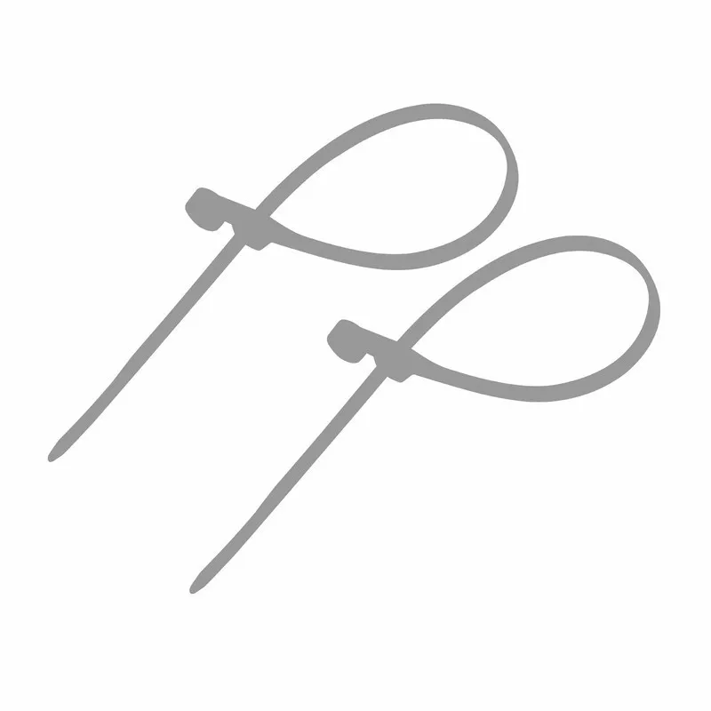 Стяжки нейлоновые, хомуты под винт 100x3.6 мм серая REXANT 07-0104-3