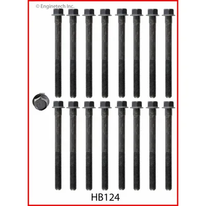 Комплект болтов Chrysler 3.3/3.8L 1990-1996 (на 2 головы) ENGINETECH HB124