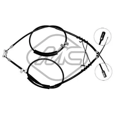 Трос ручника FRD TRANSIT CONNECT SWB DX/SX-RH/LH Metalcaucho 80233