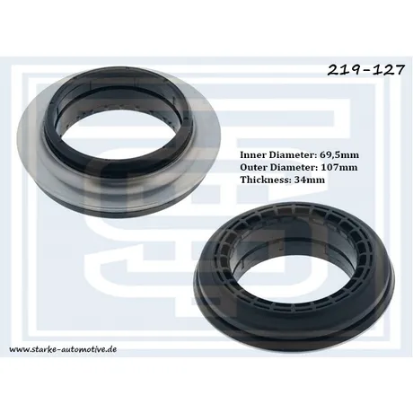 Подшипник опорный HONDA CIVIC VIII 09.2005-- передний STARKE 219-127