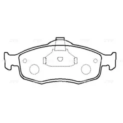 Тормозные колодки CTR CKF-37