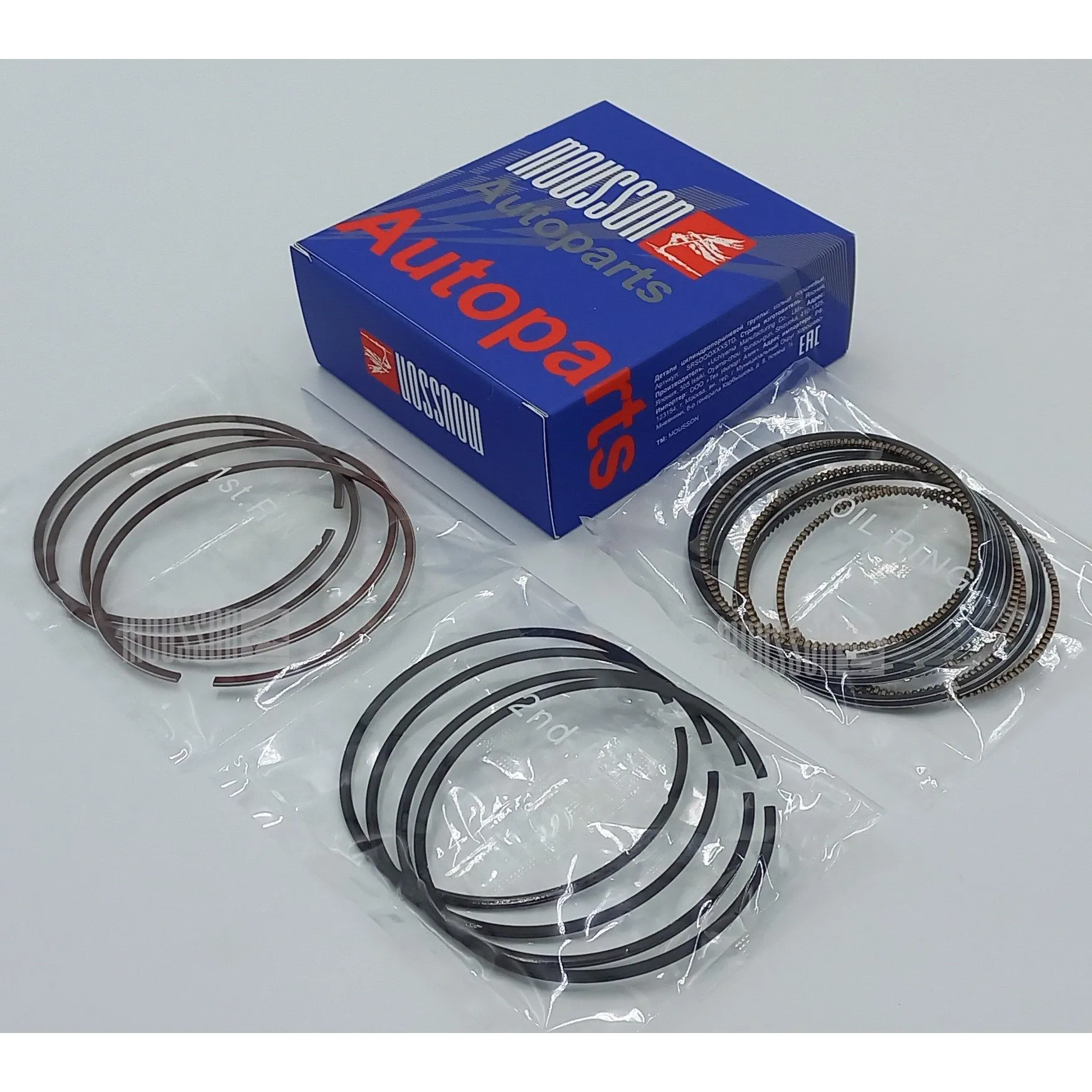 Кольца комплект TOYOTA 2SZ-FE 72X1.0X1.0X1.5 стандарт на 1 цилиндр MOUSSON SRS2SZFESTD