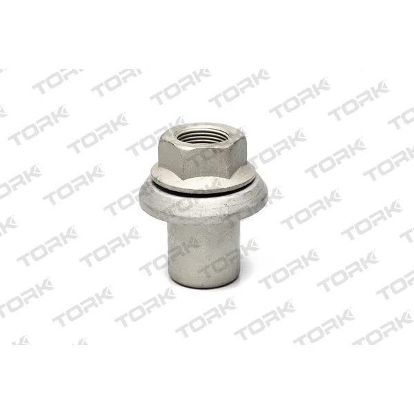 Гайка колесная (литой диск) M22x1,5 - 10 H27,62 ключ-SW32 с упорным диском, юбка длинная, TRK6401