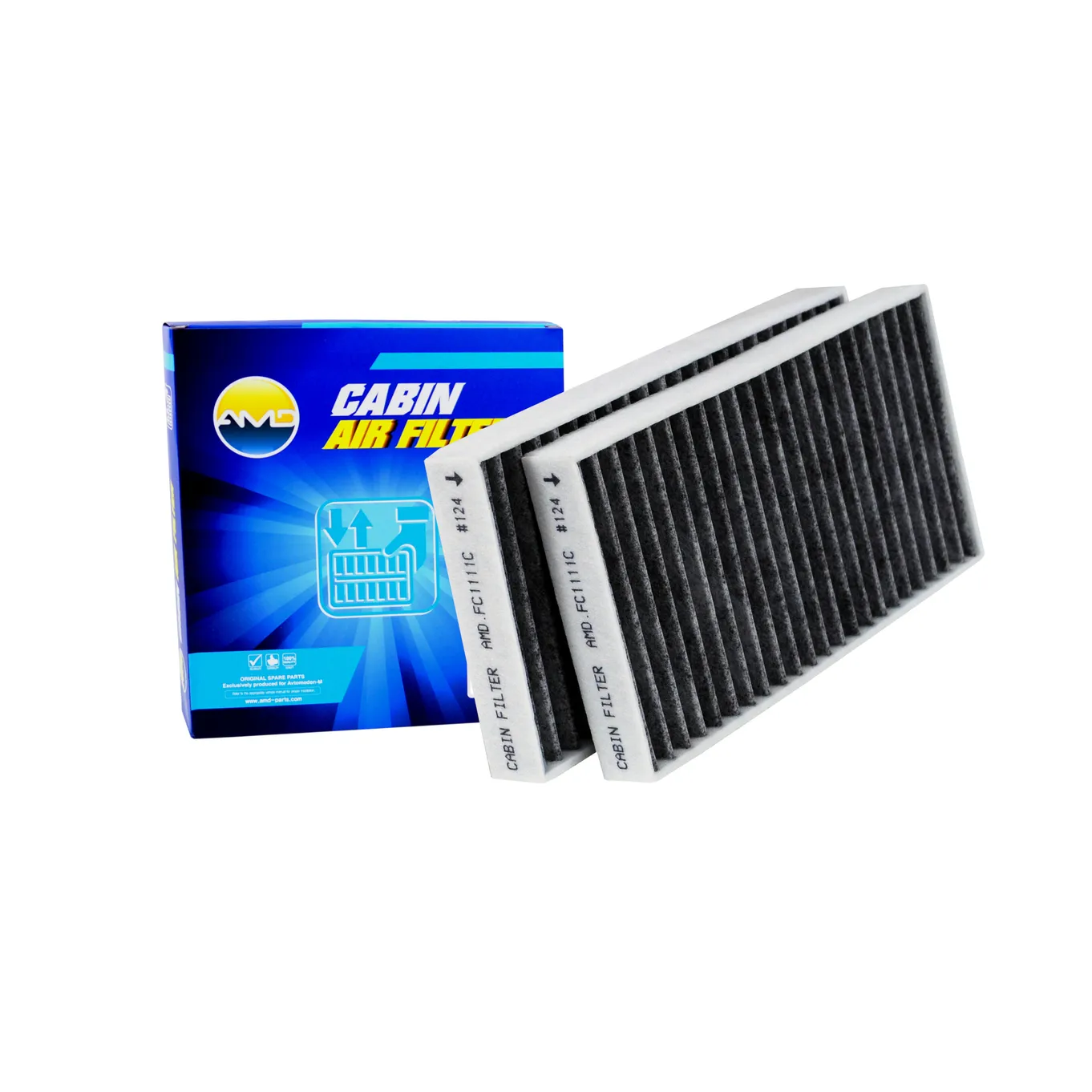 Фильтр салонный 8104400XP24BA/AMD.FC1111C (угольный) (2 шт.) AMD AMD AMD.FC1111C