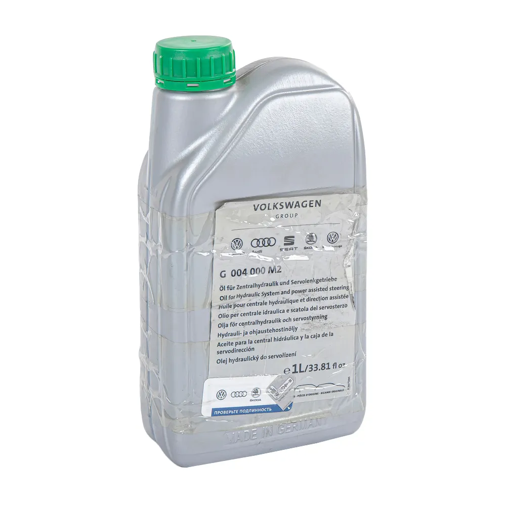 Уценка Жидкость гидроусилителя VAG Power Steering синтетическое зеленый 1 л G 004 000 M2-N3