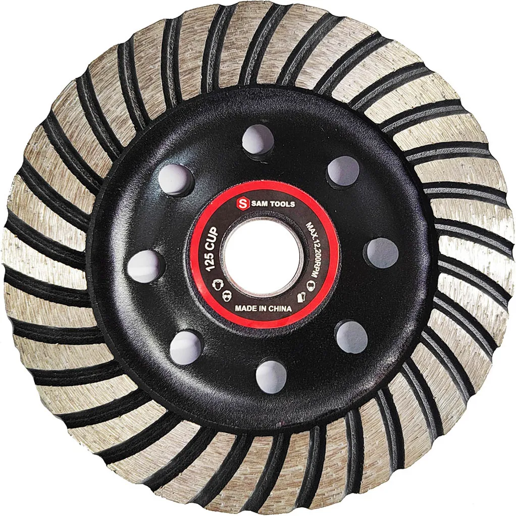 Алмазная чашка 125мм. TURBO S SAMTOOLS SAMC-086030125