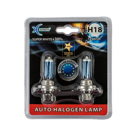 Лампа галогеновая H18 PY26d-1 12v 65Ww (2шт) XENITE 1007149