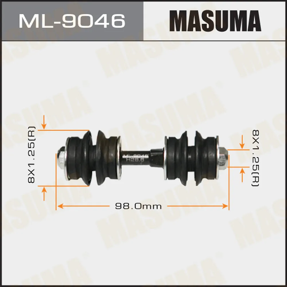 Тяга переднего стабилизатора TOYOTA bB MASUMA ML-9046