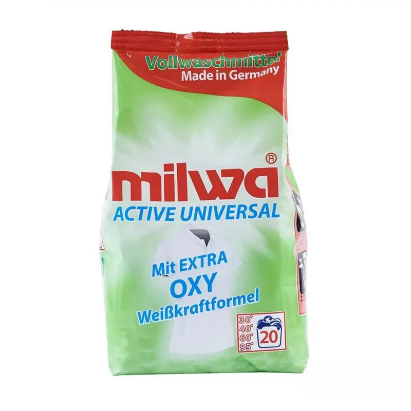 Порошок стиральный MILWA ACTIVE OXY конц для белого белья 1,34кг 1477115