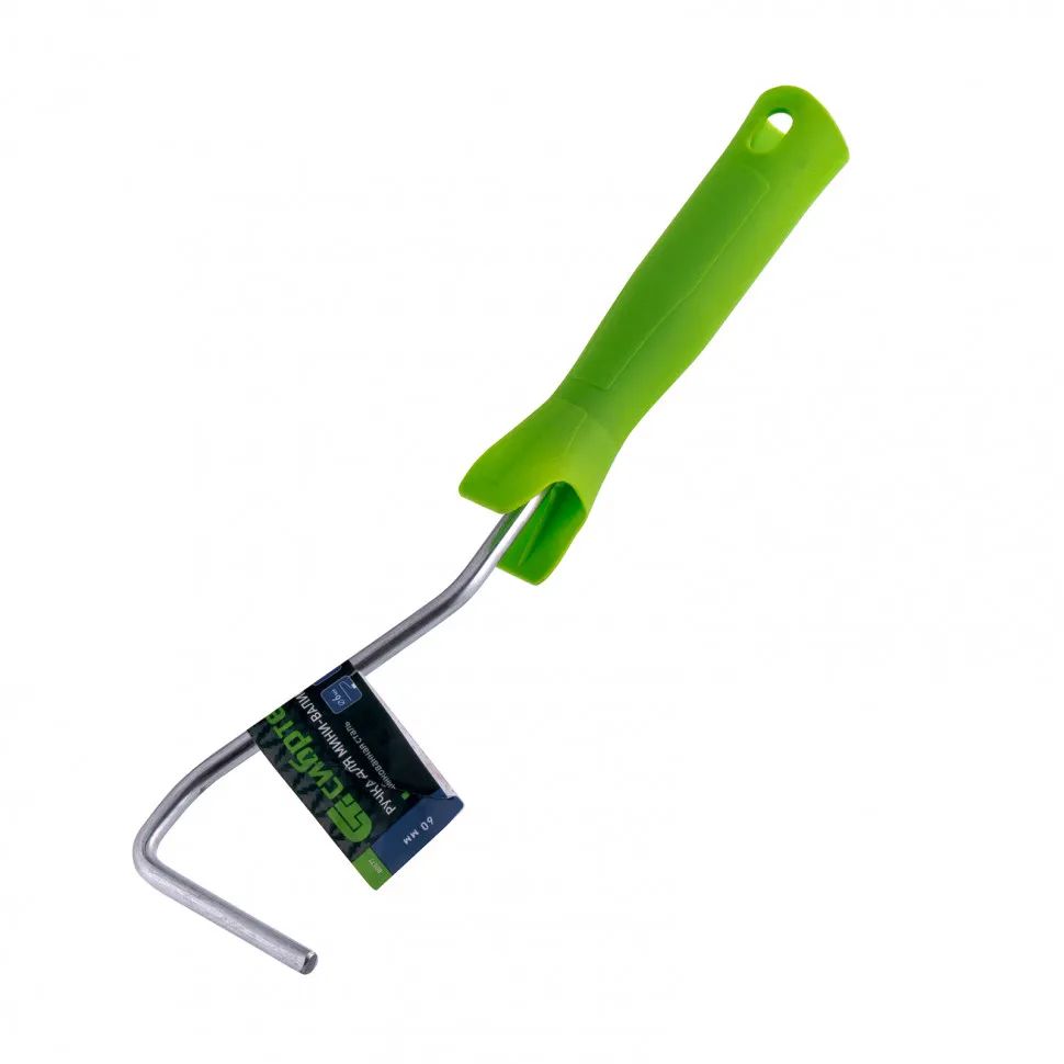 Ручка для мини-валиков, 60 мм, D ручки 6 мм, оцинкованная СИБРТЕХ 80577