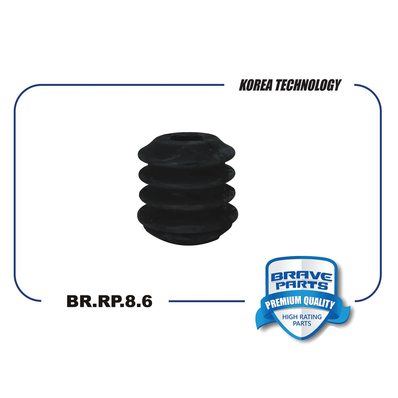 Отбойник амортизатора переднего 90142884 BR.RP.8.6 Daewoo Nexia N150 BRAVE BR.RP.8.6